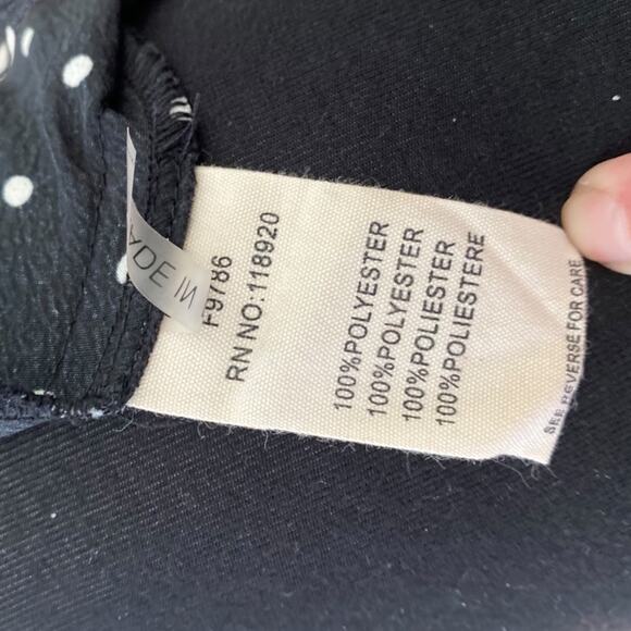 FRNCH Polka Dot Wrap Dress - Picture 8 of 8